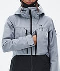 Moss W Snowboard Jacket Women Soft Blue/Black Renewed, Image 8 of 9