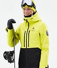 Moss W Snowboardjakke Dame Bright Yellow/Black, Billede 2 af 10