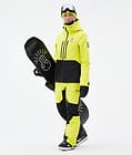 Moss W Snowboardjacka Dam Bright Yellow/Black Renewed, Bild 3 av 10