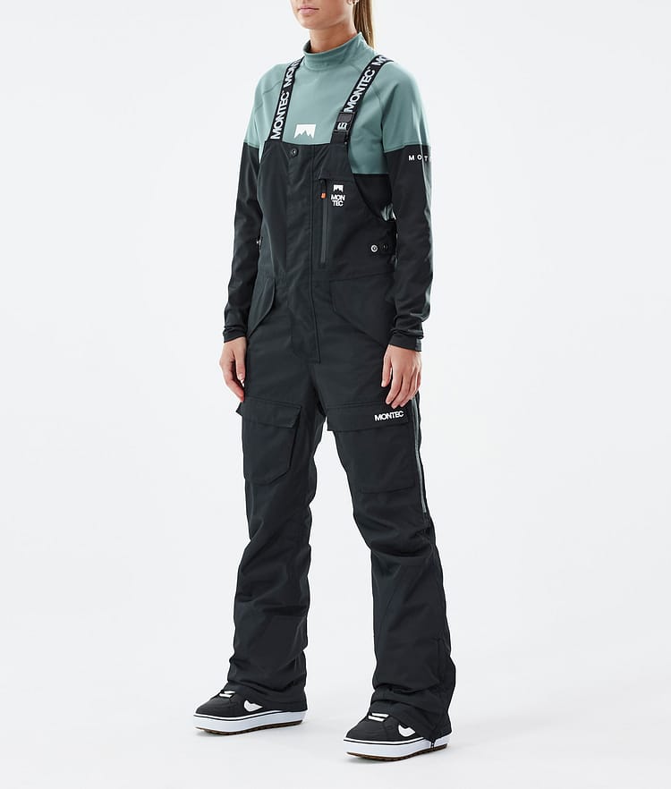 Fawk W Pantaloni Snowboard Donna Black Renewed, Immagine 1 di 7