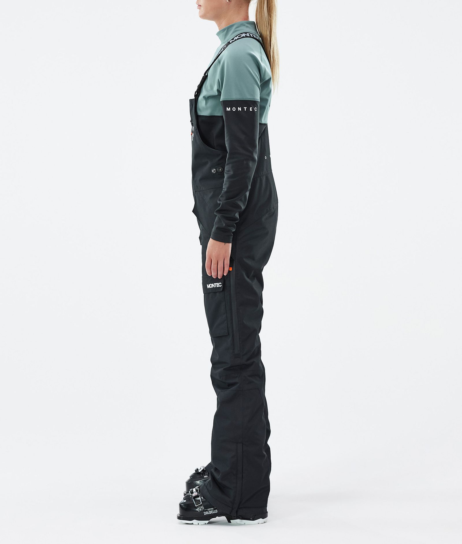Women's Skiwear - Ski Pants in Black Faded