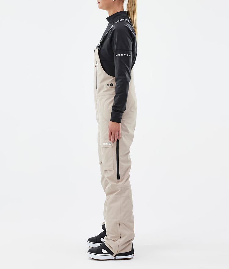Fawk W Snowboard Bukser Dame Sand, Billede 3 af 7