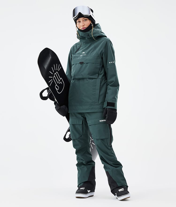 Fawk W Snowboard Bukser Dame Dark Atlantic, Billede 2 af 7