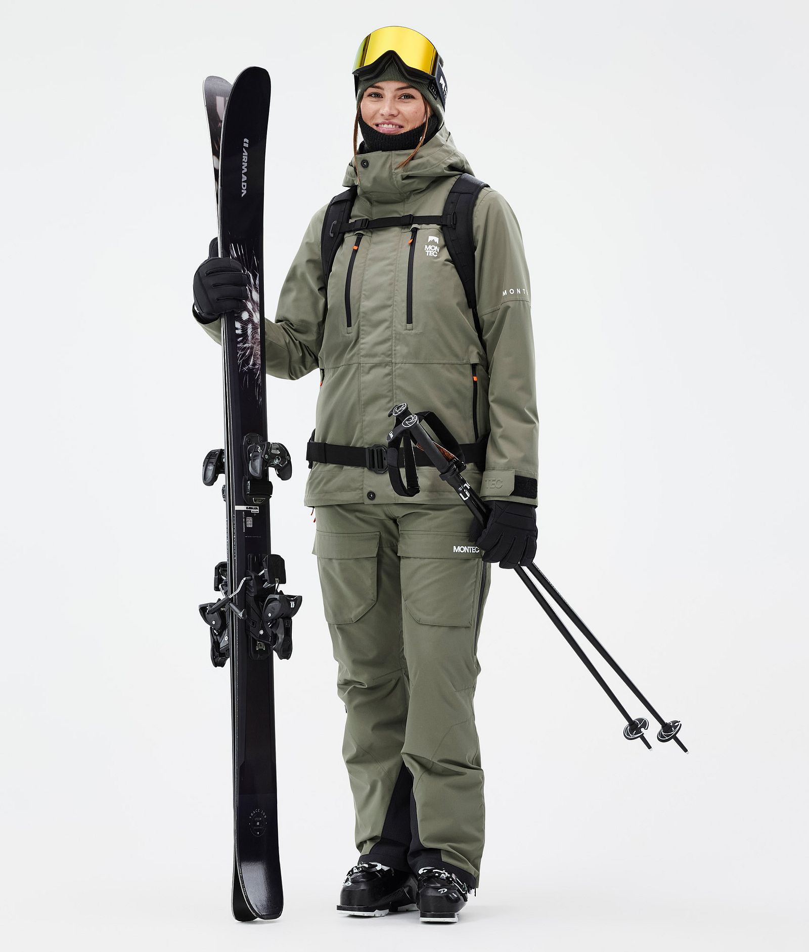 Fawk W Skihose Damen Greenish, Bild 2 von 7