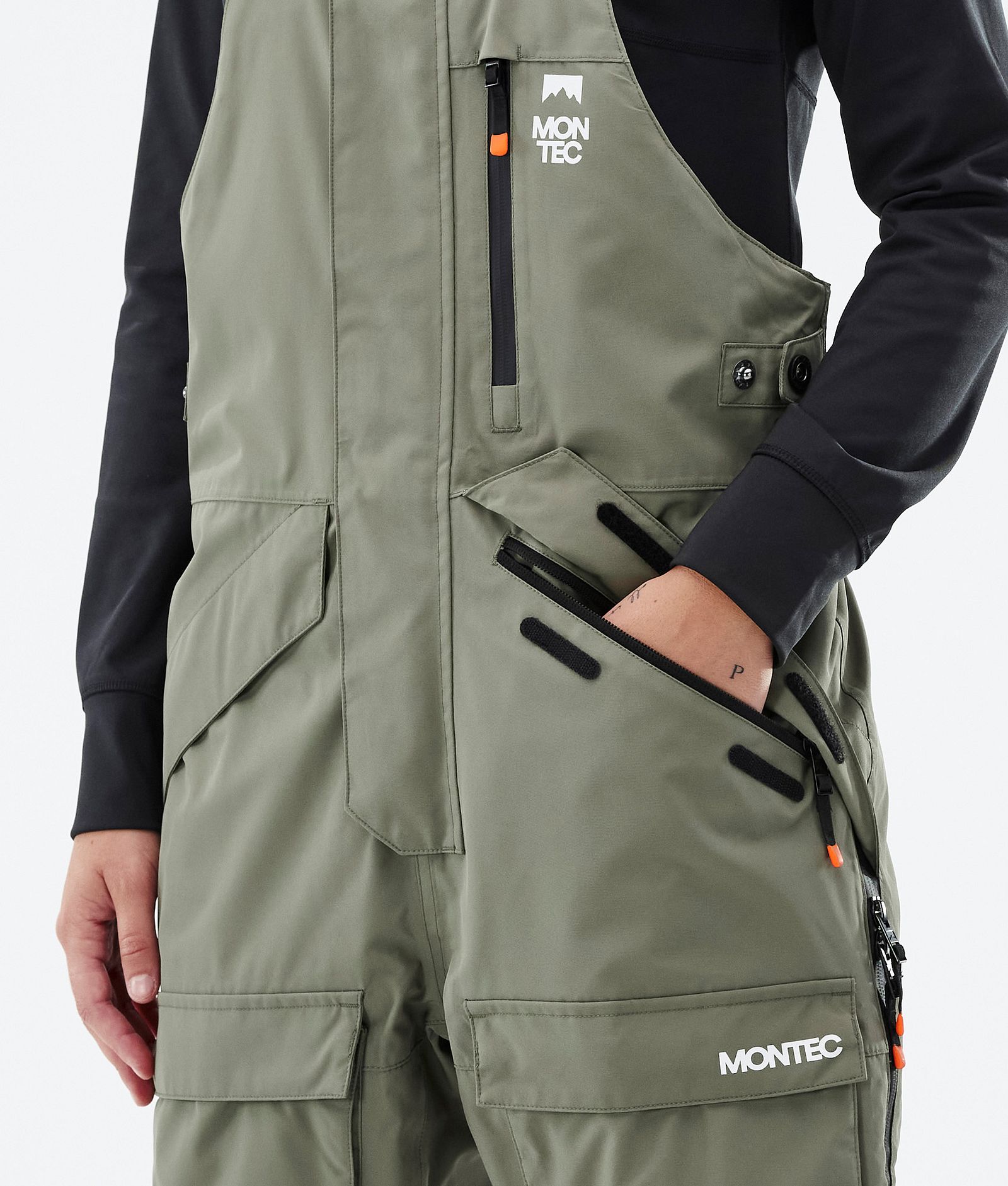 Fawk W Snowboard Pants Women Greenish, Image 5 of 7