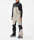 Fawk W Spodnie Snowboardowe Kobiety Sand/Black Renewed, Zdjęcie 1 z 7