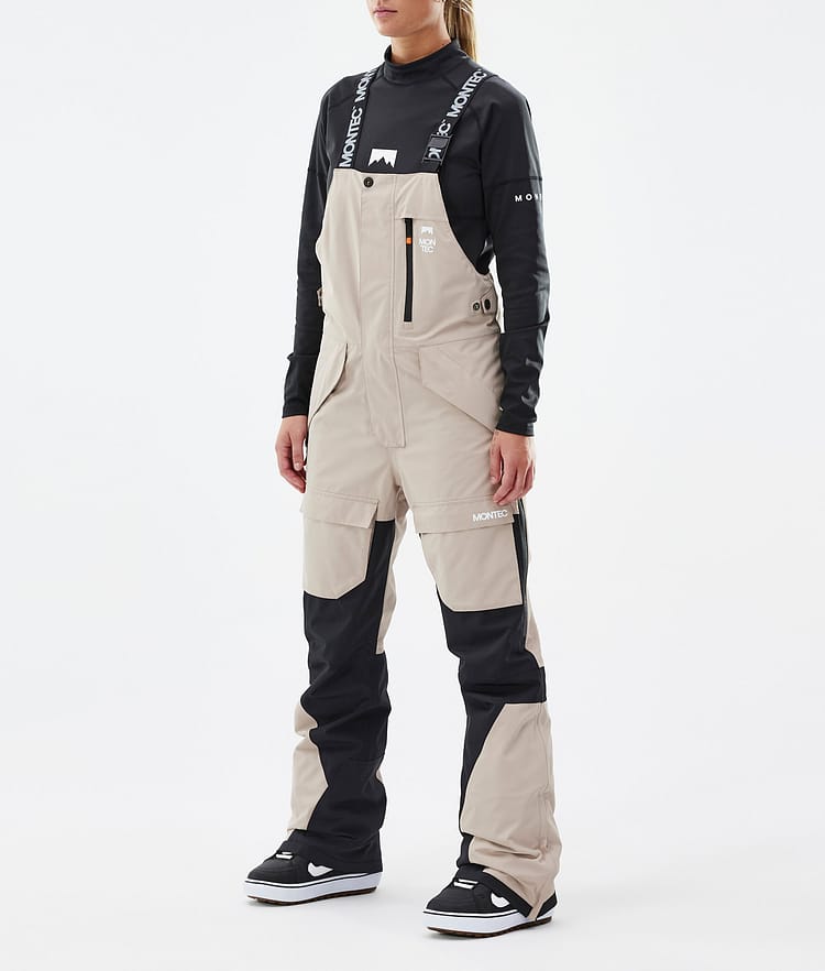 Fawk W Snowboard Broek Dames Sand/Black Renewed, Afbeelding 1 van 7