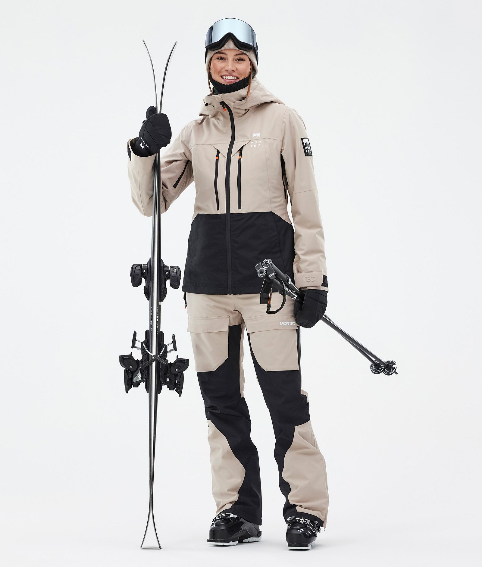 Fawk W Skibukser Dame Sand/Black, Billede 2 af 7