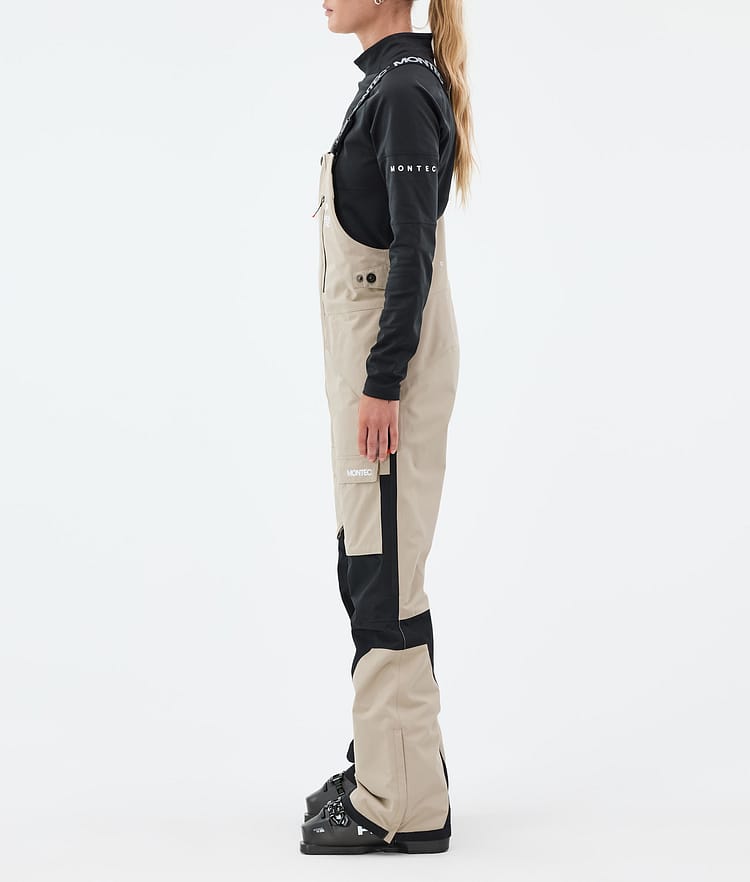 Fawk W Pantalon de Ski Femme Sand/Black, Image 3 sur 7