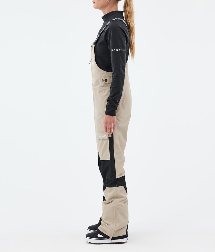 Fawk W Pantalon de Snowboard Femme Sand/Black, Image 3 sur 7