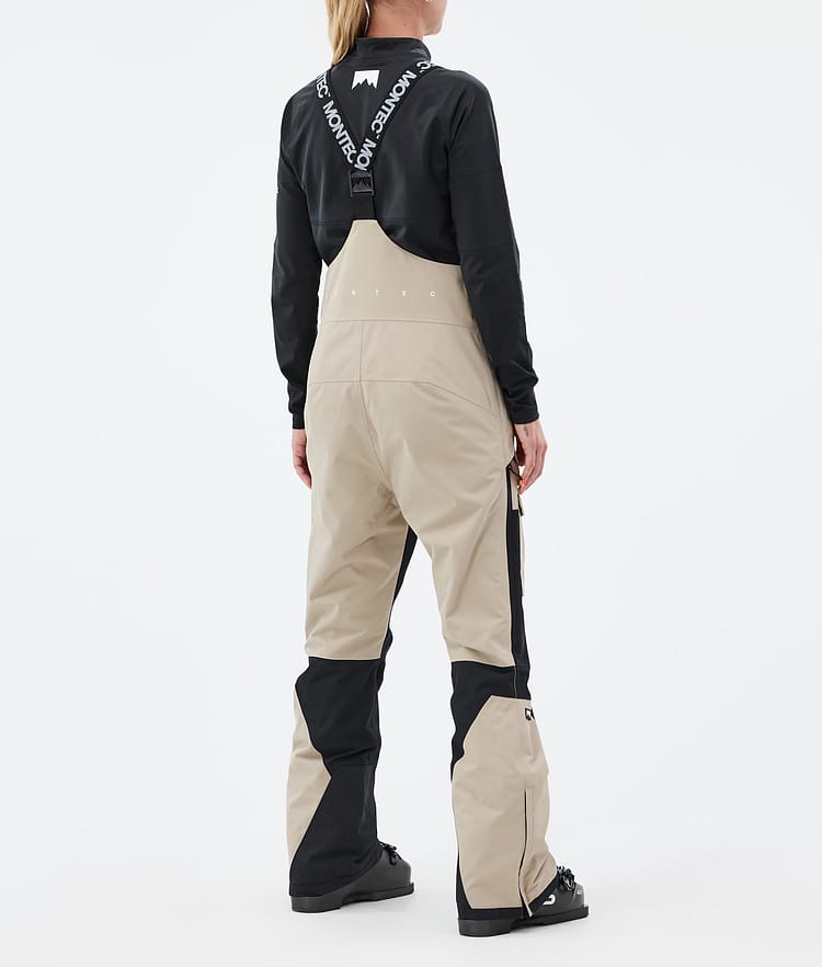 Fawk W Pantalon de Ski Femme Sand/Black, Image 4 sur 7