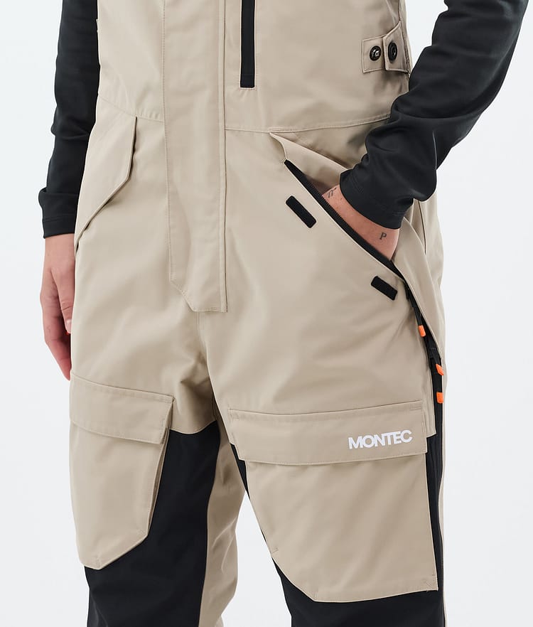 Fawk W Pantalon de Ski Femme Sand/Black, Image 5 sur 7