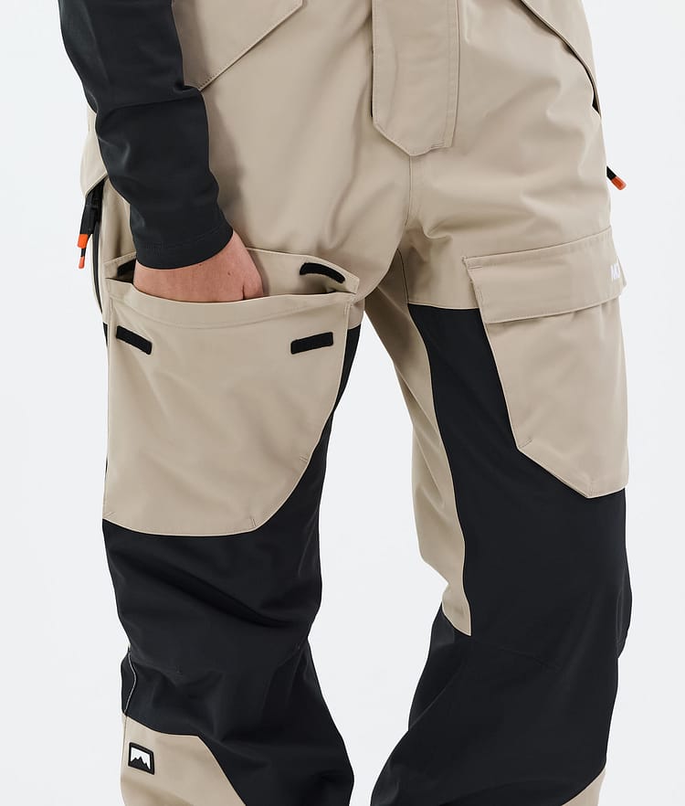 Fawk W Pantalon de Ski Femme Sand/Black, Image 7 sur 7