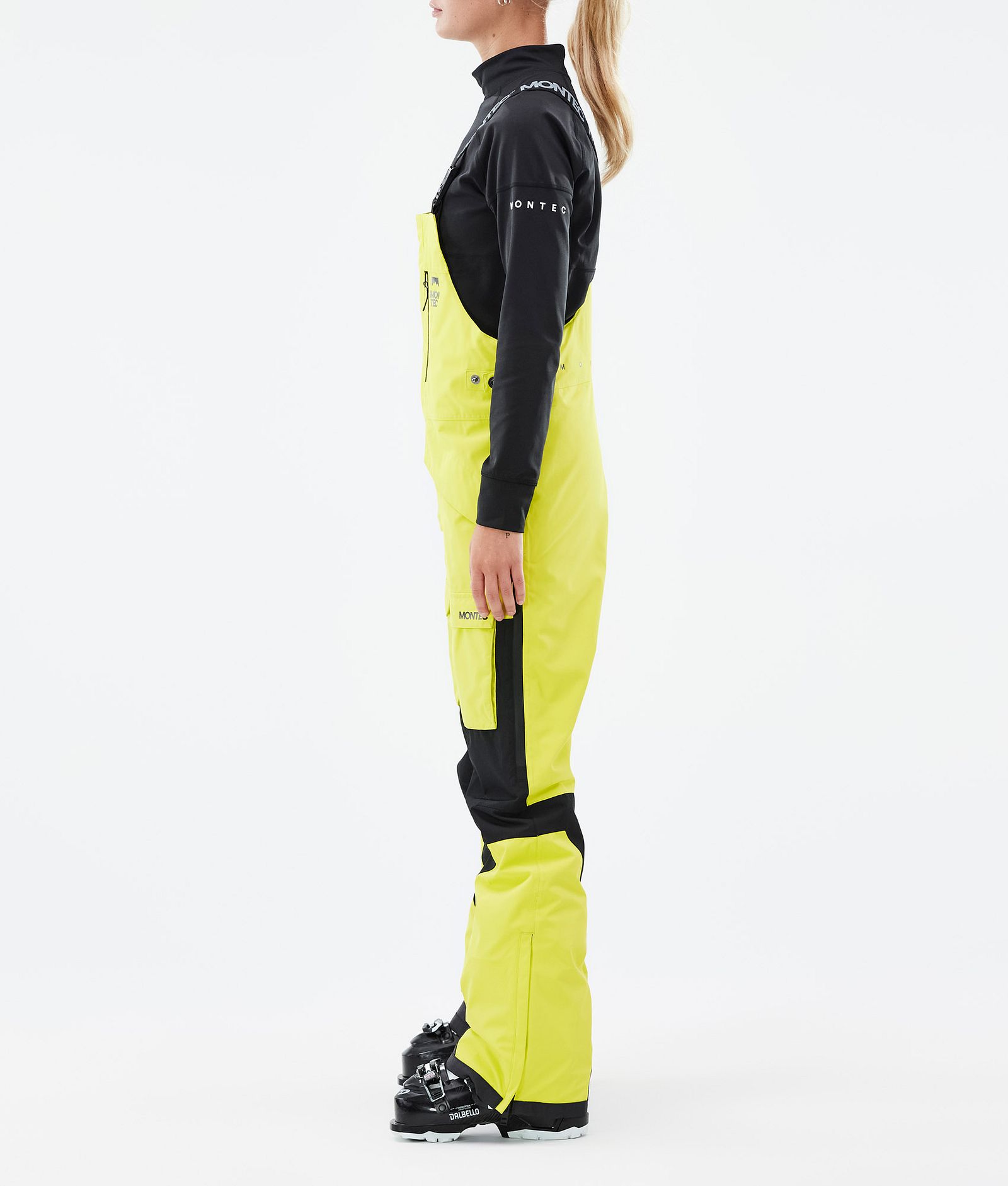 Fawk W Ski Pants Women Bright Yellow/Black, Image 2 of 6