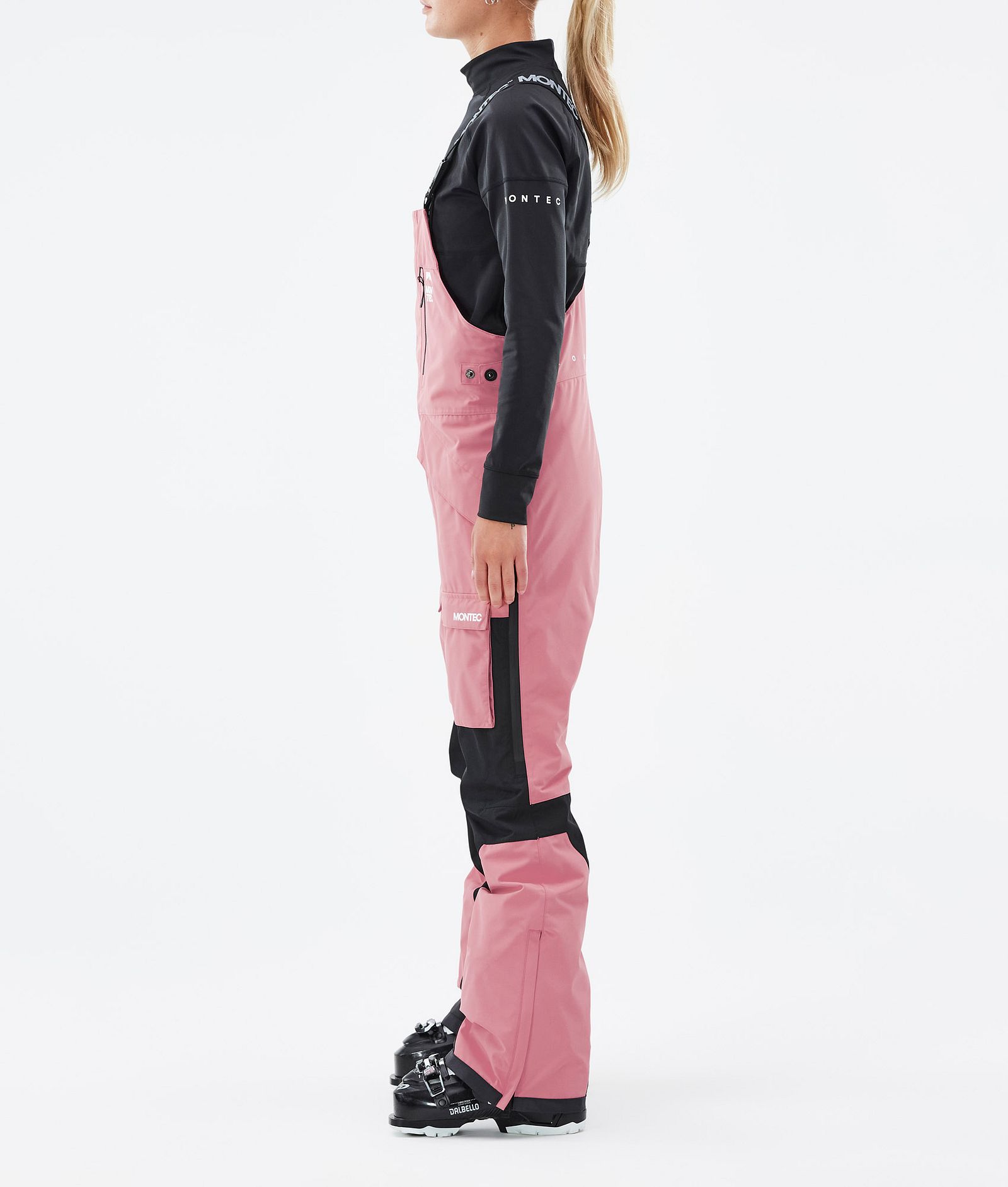 Montec Fawk W Pantalones Esquí Mujer Pink/Black - Rosa