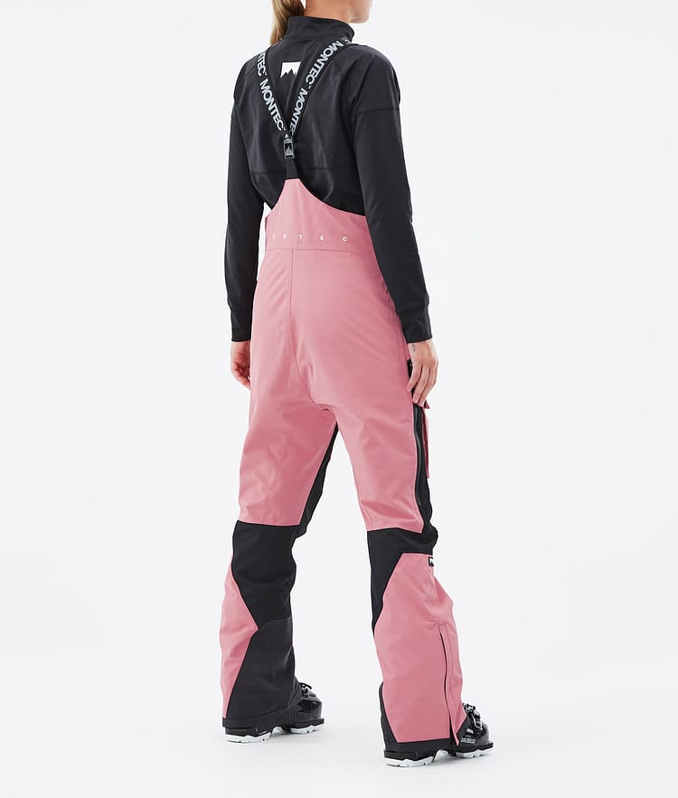 Montec Fawk W Pantalones Esquí Mujer Pink/Black - Rosa