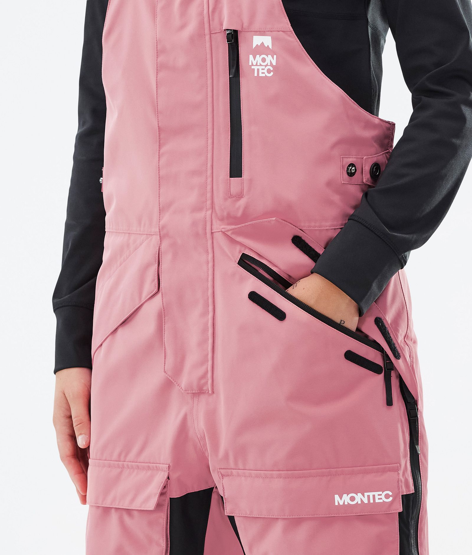 Fawk W Snowboard Bukser Dame Pink/Black