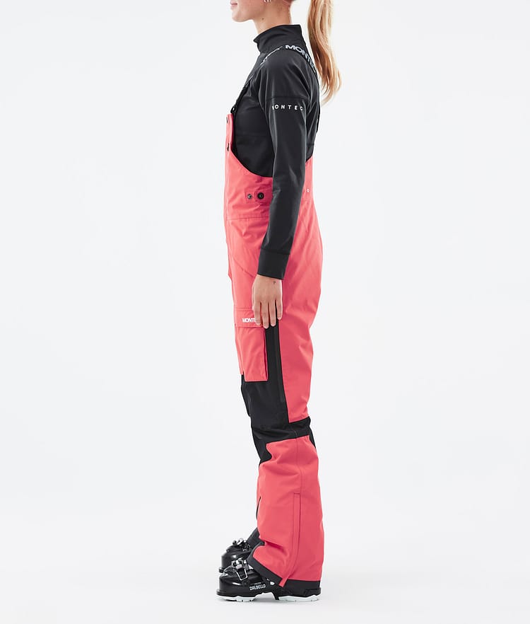 Fawk W Ski Pants Women Coral/Black, Image 2 of 6