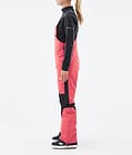 Fawk W Pantalon de Snowboard Femme Coral/Black, Image 2 sur 6