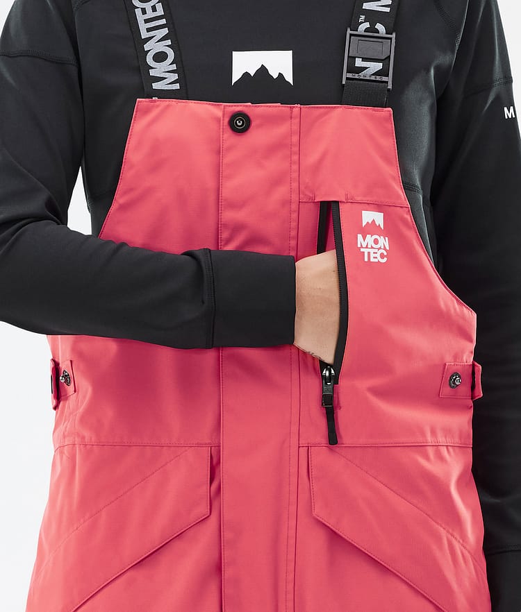 Fawk W Snowboardbukse Dame Coral/Black