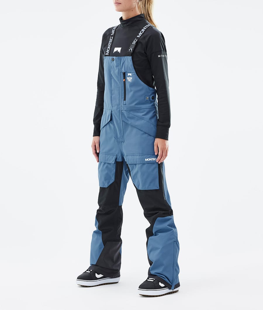 Fawk W Snowboard Pants Women Blue Steel/Black