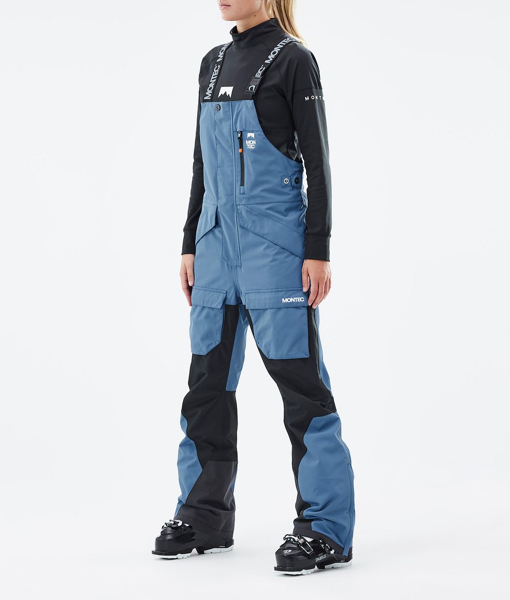 Fawk W Ski Pants Women Blue Steel/Black