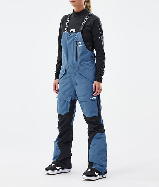 Fawk W Spodnie Snowboardowe Kobiety Blue Steel/Black