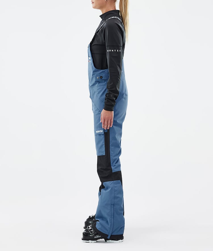 Fawk W Pantalones Esquí Mujer Blue Steel/Black