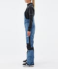 Fawk W Snowboard Bukser Dame Blue Steel/Black, Billede 3 af 7
