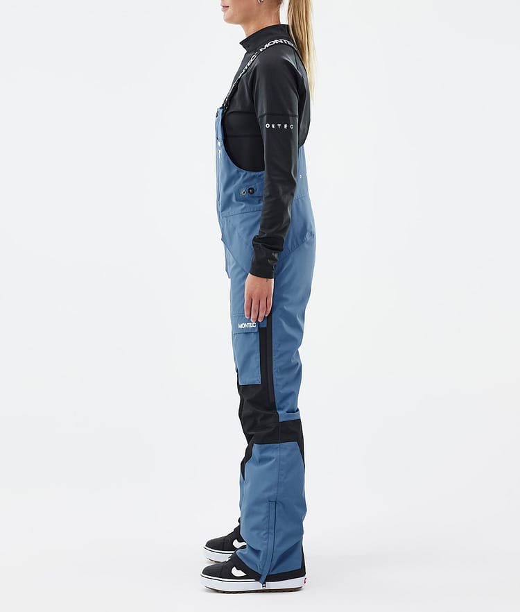 Fawk W Pantalon de Snowboard Femme Blue Steel/Black, Image 3 sur 7