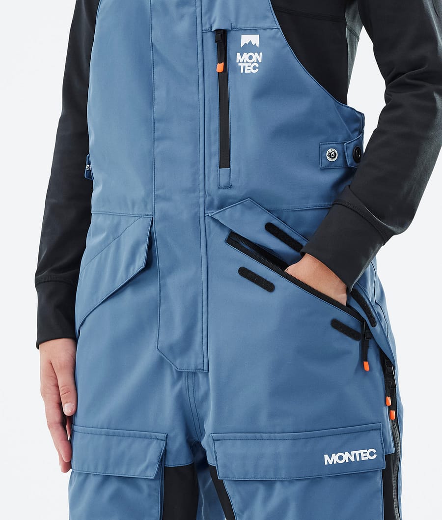 Fawk W Ski Pants Women Blue Steel/Black