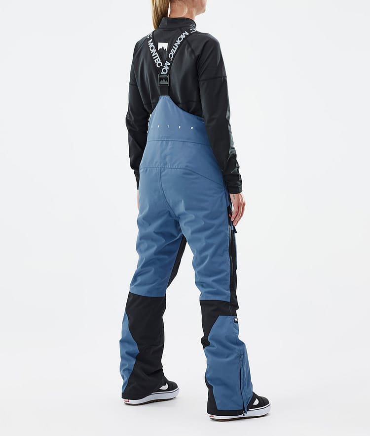 Fawk W Pantalon de Snowboard Femme Blue Steel/Black, Image 4 sur 7
