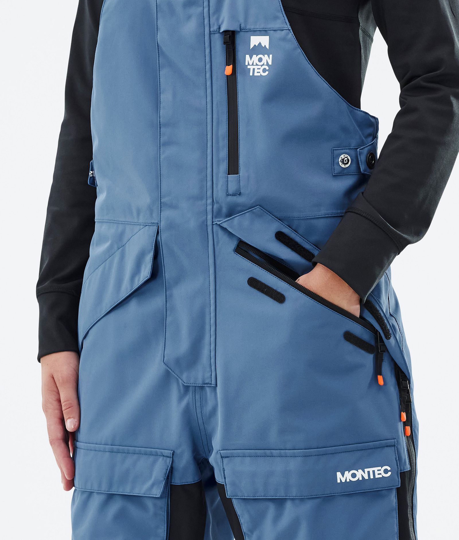 Fawk W Snowboard Bukser Dame Blue Steel/Black, Billede 5 af 7