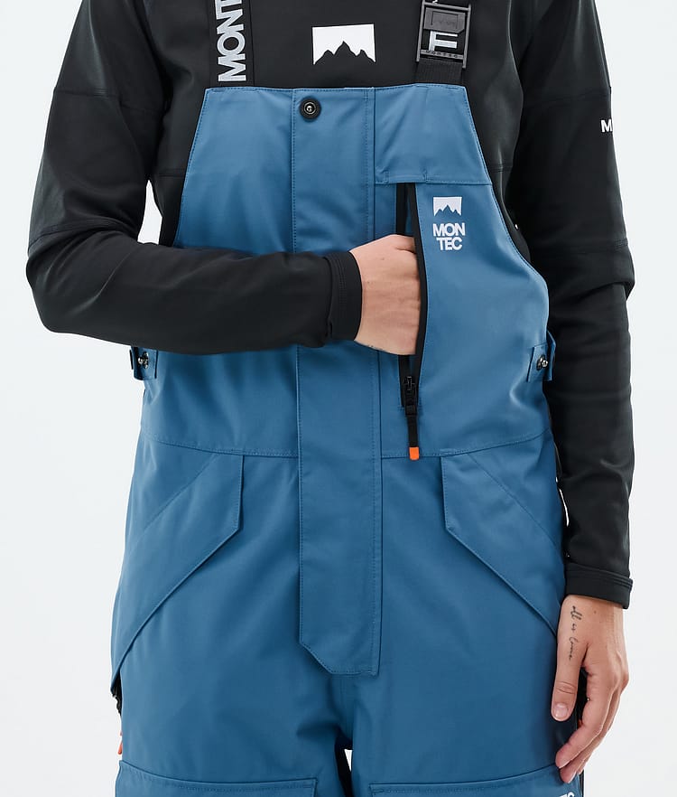Fawk W Skibroek Dames Blue Steel/Black, Afbeelding 6 van 7