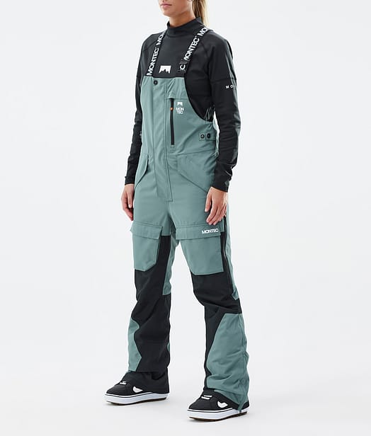 Fawk W Spodnie Snowboardowe Kobiety Atlantic/Black