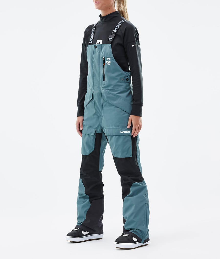 Fawk W Snowboard Pants Women Atlantic/Black