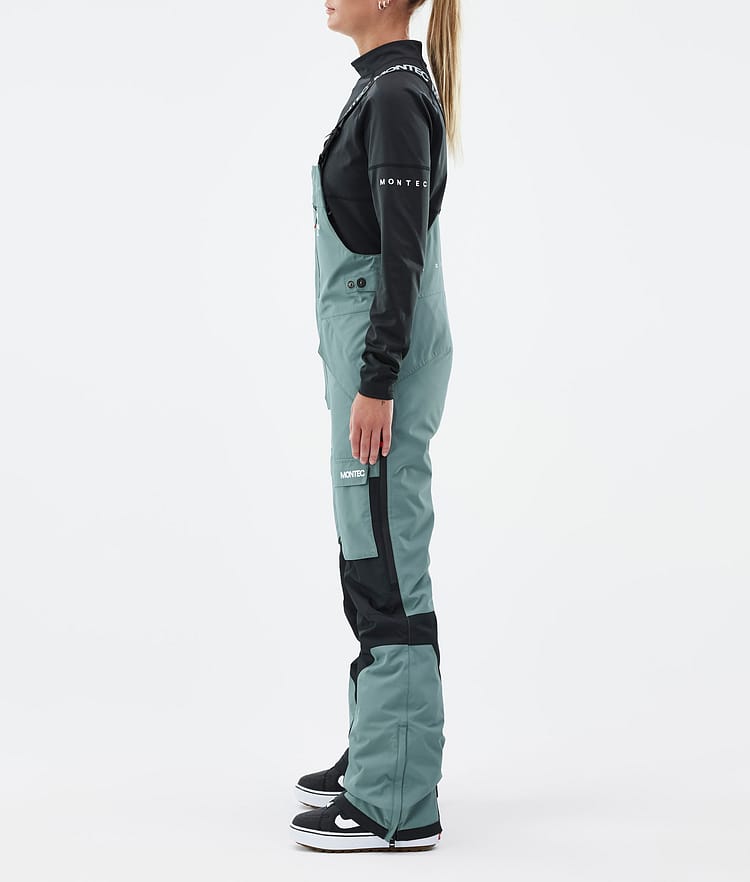 Fawk W Pantalon de Snowboard Femme Atlantic/Black Renewed, Image 3 sur 7