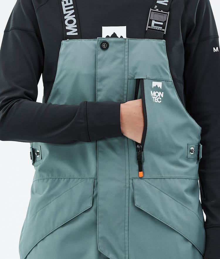 Fawk W Pantalones Snowboard Mujer Atlantic/Black, Imagen 6 de 7
