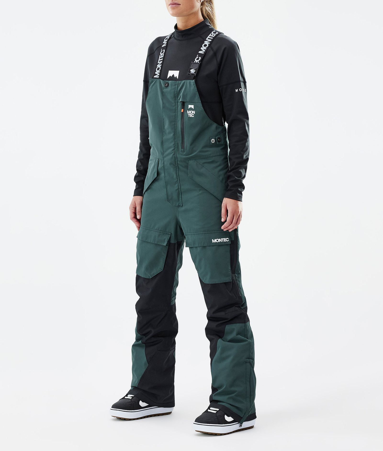 Fawk W Snowboard Bukser Dame Dark Atlantic/Black, Billede 1 af 7