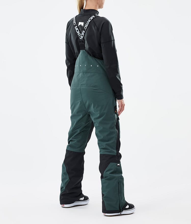 Fawk W Pantaloni Snowboard Donna Dark Atlantic/Black, Immagine 4 di 7