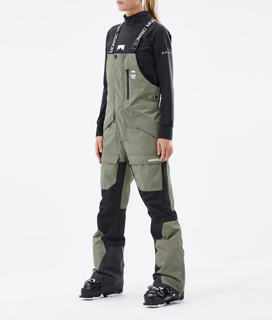 Fawk W Ski Pants Women Greenish/Black