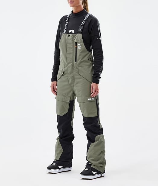 Fawk W Snowboard Broek Dames Greenish/Black