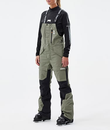 Fawk W Ski Pants Women Greenish/Black