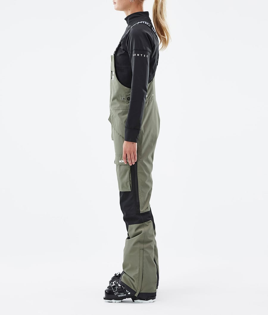 Fawk W Ski Pants Women Greenish/Black