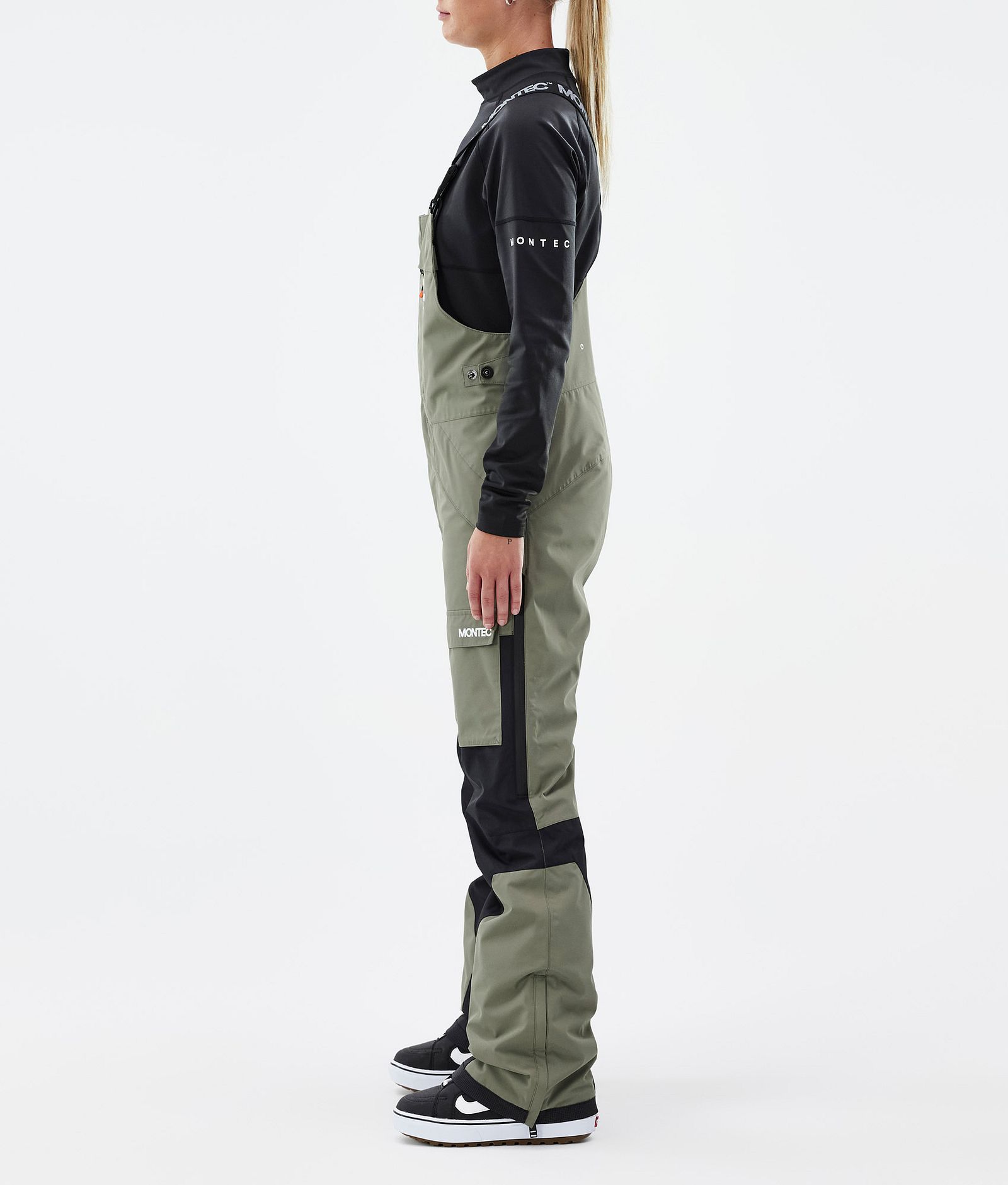 Montec Fawk W Snowboard Pants Women Greenish/Black | Montecwear CA