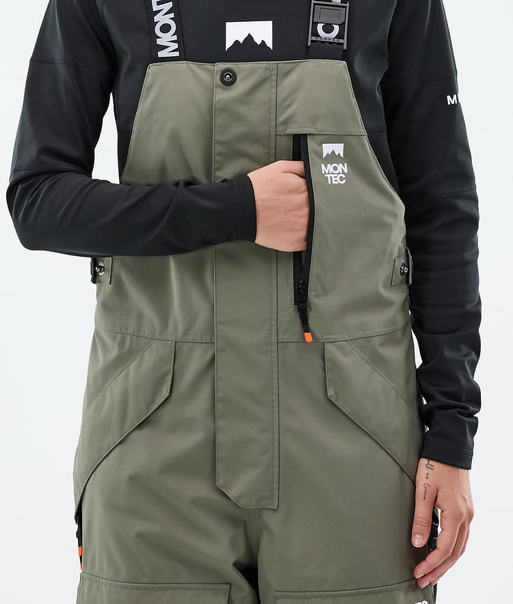 Fawk W Snowboard Pants Women Greenish/Black, Image 6 of 7
