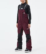 Fawk W Snowboard Pants Women Burgundy/Black from review by Vanessa