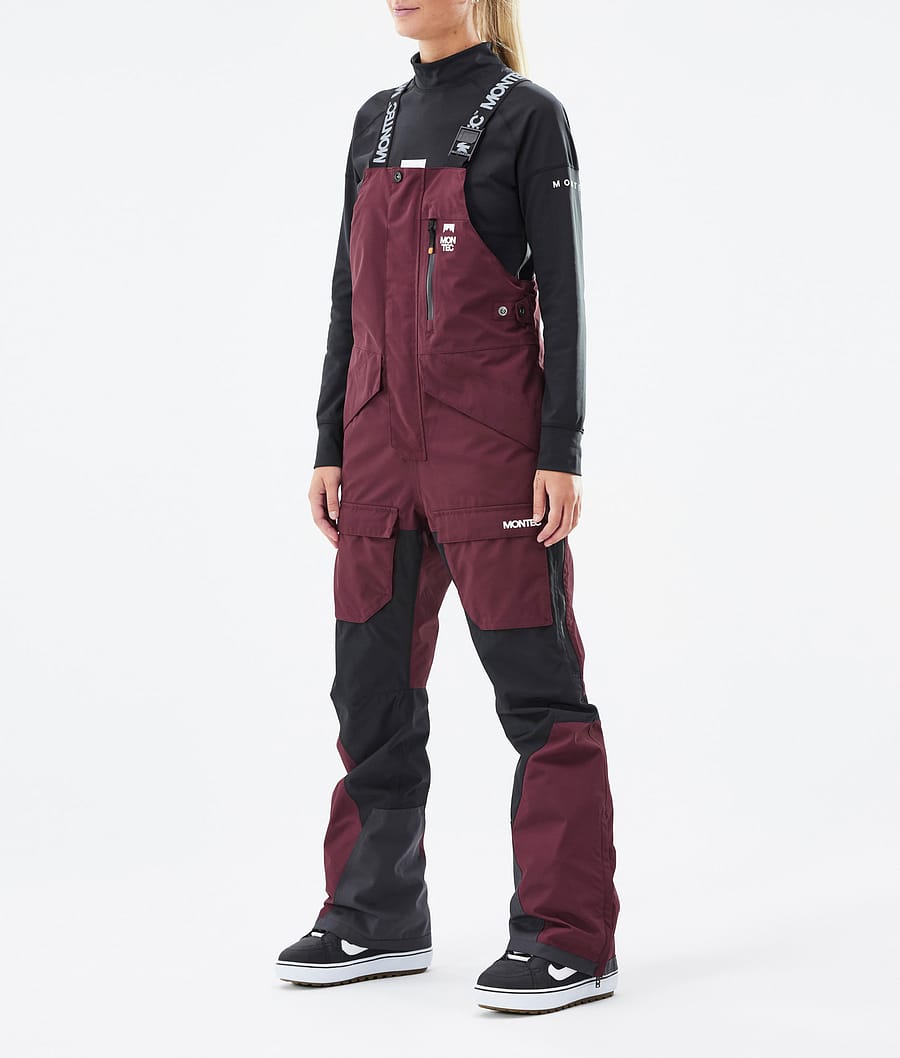 Fawk W Snowboard Pants Women Burgundy/Black