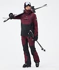 Fawk W Skihose Damen Burgundy/Black, Bild 2 von 7