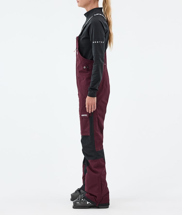 Fawk W Ski Pants Women Burgundy/Black, Image 3 of 7